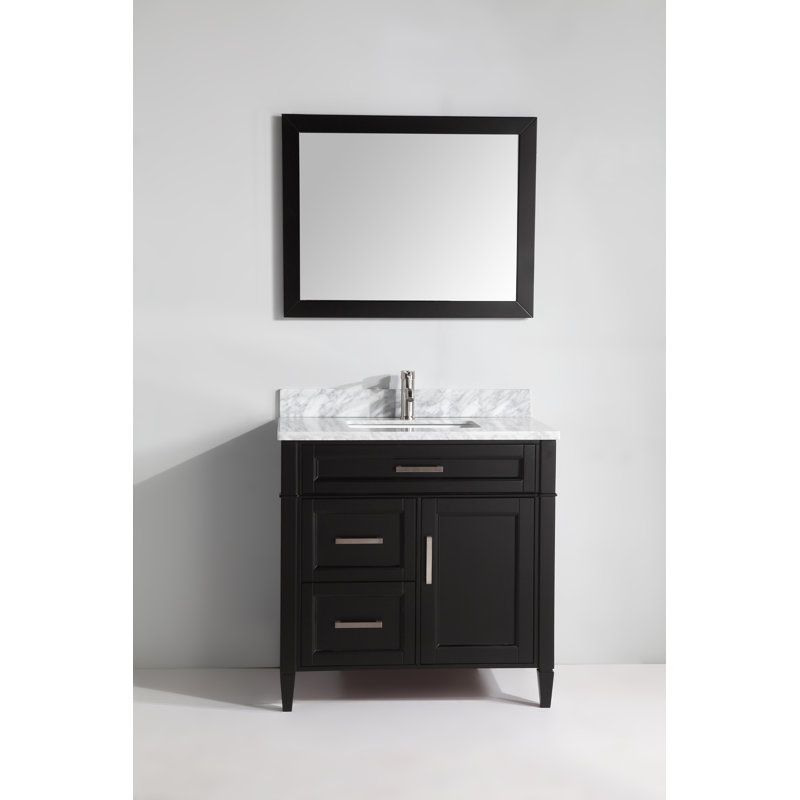 Gracie Oaks Lachine 36'' Free Standing Single Bathroom Vanity with